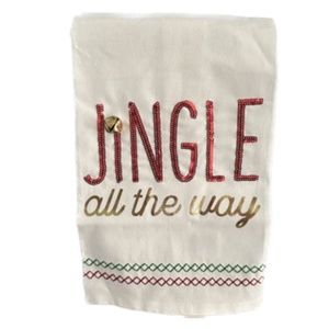 Jingle All The Way Sequin Tea Towel